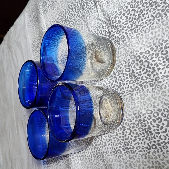 Other - Set (4) of blown glass tumblers